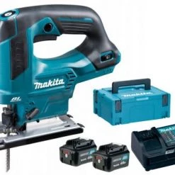 Makita Scie Sans Fil JV103DSMJ Scie Sauteuse à Poignée En D 10.8 Volt 4.0 Ah Li-ion En MBox