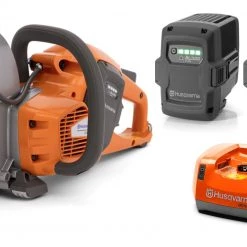 Husqvarna Meuleuse Sans Fil K535i Découpeuse à Batterie Professionnelle 230 Mm 36 Volt + 2 X Batterie BLI300 + Chargeur Rapide QC500