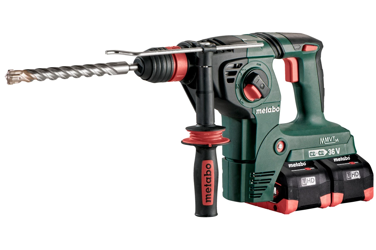 Metabo Marteau Perforateur Sans Fil KHA 36-18 LTX 32 2 X Marteau Combiné Sans Fil 18V SDS-Plus + 4 X Batterie 18V 8,0Ah LiHD Dans MetaLoc 600796810 1 Metabo Marteau Perforateur Sans Fil KHA 36-18 LTX 32 2 X Marteau Combiné Sans Fil 18V SDS-Plus + 4 X Batterie 18V 8,0Ah LiHD Dans MetaLoc 600796810