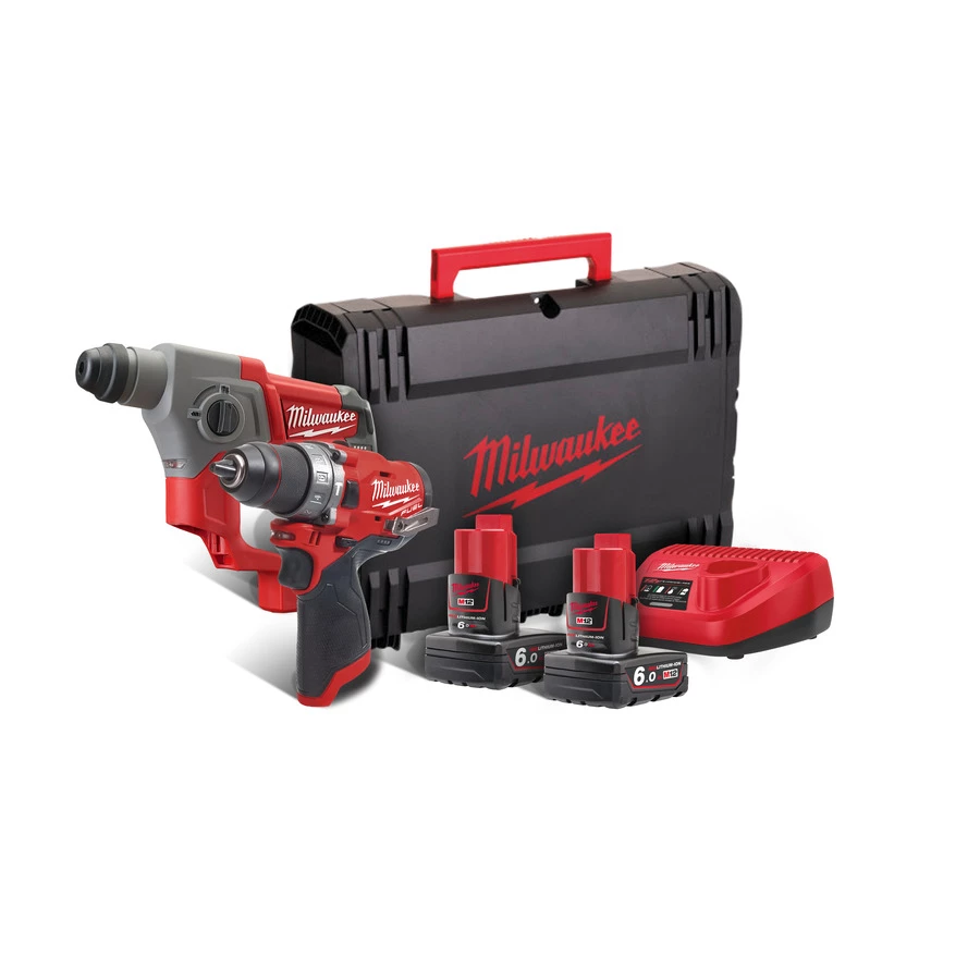 Milwaukee Set M12 FUEL™ Powerpack FPP2B-602X 1 Milwaukee Set M12 FUEL™ Powerpack FPP2B-602X