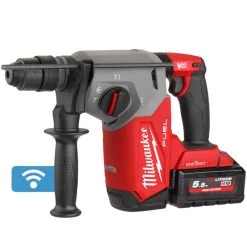 Milwaukee Marteau Perforateur Sans Fil M18 OneFHX-552X M18 Fixtec SDS-Plus Accu-Combi Hammer 18V 5.5Ah Li-Ion 4933478504