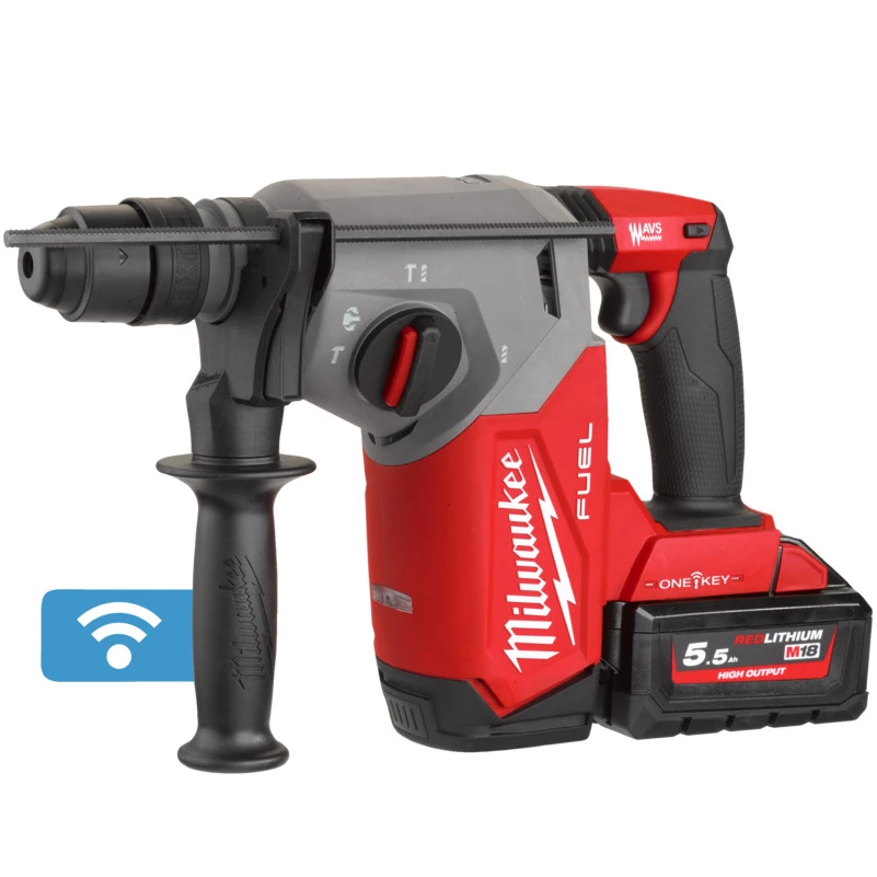 Milwaukee Marteau Perforateur Sans Fil M18 OneFHX-552X M18 Fixtec SDS-Plus Accu-Combi Hammer 18V 5.5Ah Li-Ion 4933478504 1 Milwaukee Marteau Perforateur Sans Fil M18 OneFHX-552X M18 Fixtec SDS-Plus Accu-Combi Hammer 18V 5.5Ah Li-Ion 4933478504
