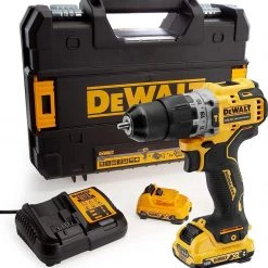 DeWalt Perceuse Sans Fil Marteau Perforateur Sans Fil DCD706D2-QW 12 Volt 2.0 AH Li-ion
