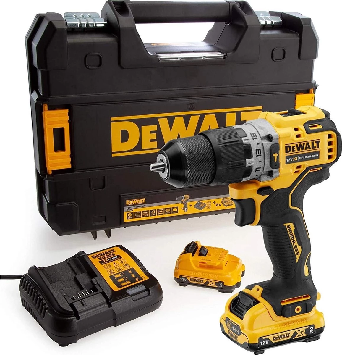 DeWalt Perceuse Sans Fil Marteau Perforateur Sans Fil DCD706D2-QW 12 Volt 2.0 AH Li-ion 1 DeWalt Perceuse Sans Fil Marteau Perforateur Sans Fil DCD706D2-QW 12 Volt 2.0 AH Li-ion
