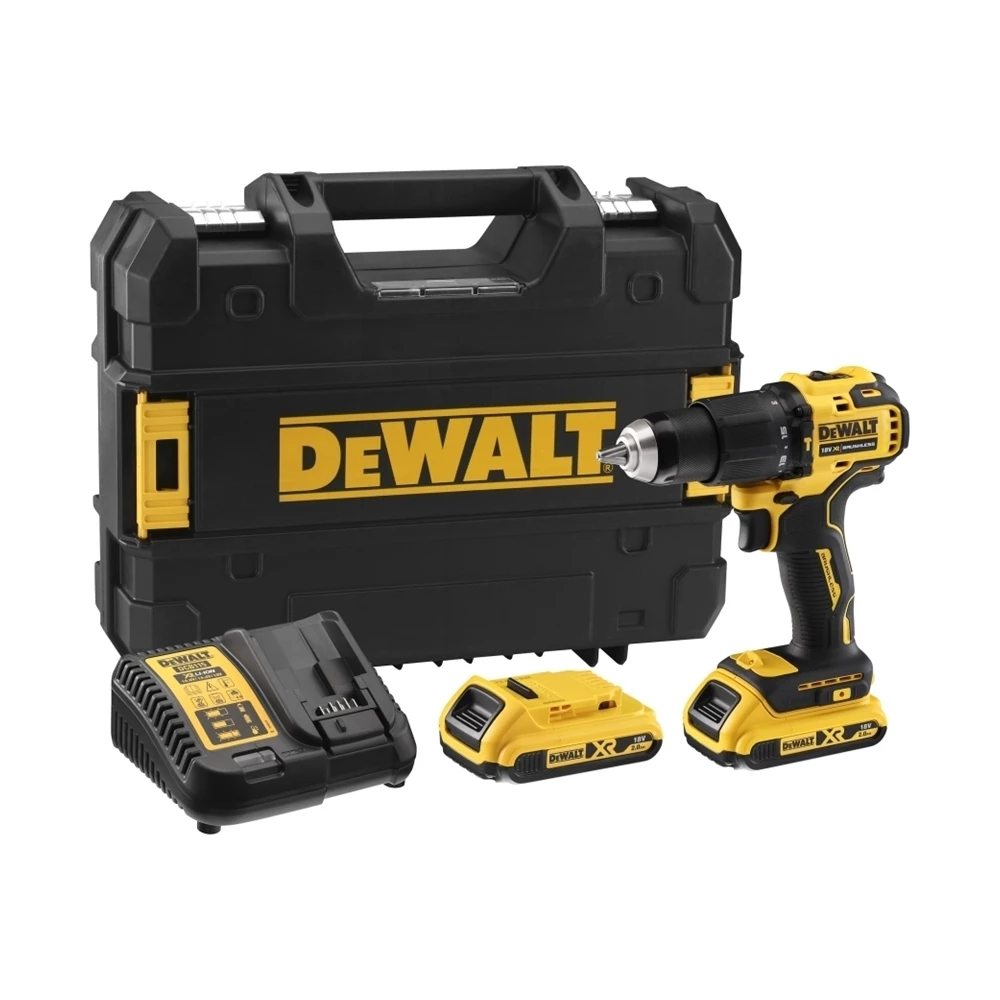 DeWalt Perceuse Visseuse Sans Fil Perceuse à Percussion Sans Fil DCD709D2T-QW 18V 2.0Ah Li-Ion Dans Une Mallette TSTAK 1 DeWalt Perceuse Visseuse Sans Fil Perceuse à Percussion Sans Fil DCD709D2T-QW 18V 2.0Ah Li-Ion Dans Une Mallette TSTAK