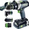 Festool Perceuse Visseuse Sans Fil Perceuse-visseuse à Percussion Sans Fil TPC 18/4 5,2/4,0 I-Set/XL-SCA QUADRIVE 576772
