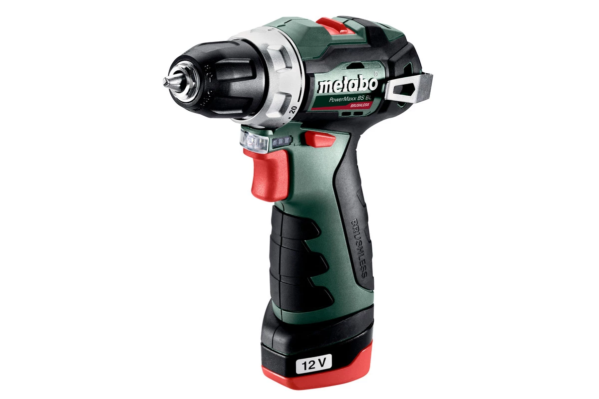 Metabo Perceuse Sans Fil PowerMaxx BS 12 BL Perceuse-visseuse Sans Fil 12V 2.0Ah Li-ion 601721500 1 Metabo Perceuse Sans Fil PowerMaxx BS 12 BL Perceuse-visseuse Sans Fil 12V 2.0Ah Li-ion 601721500