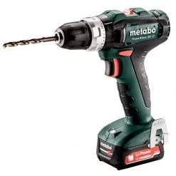 Metabo Perceuse Visseuse Sans Fil PowerMaxx SB 12 Perceuse à Percussion 12V 2.0Ah Li-Ion En Métabox 601076500