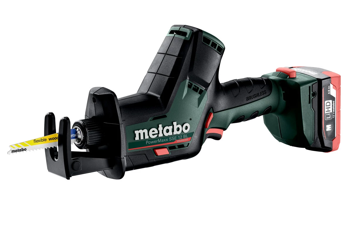 Metabo Scie Sans Fil PowerMaxx SSE 12 BL Scie Compacte De Mise à Niveau 12V 4.0Ah LiHD 602322800 1 Metabo Scie Sans Fil PowerMaxx SSE 12 BL Scie Compacte De Mise à Niveau 12V 4.0Ah LiHD 602322800