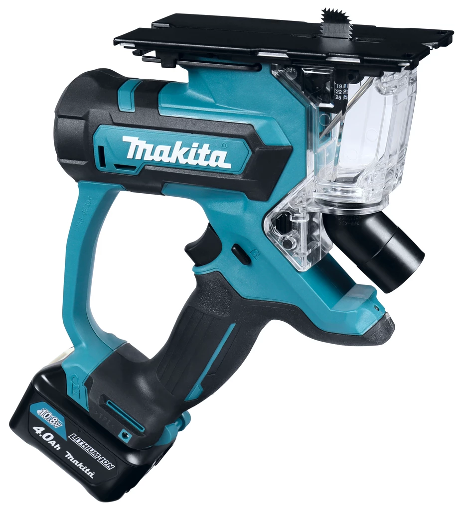 Makita Scie Sans Fil SD100DSMJ Scie à Plaque De Plâtre 10,8V 4.0Ah Li-Ion 1 Makita Scie Sans Fil SD100DSMJ Scie à Plaque De Plâtre 10,8V 4.0Ah Li-Ion