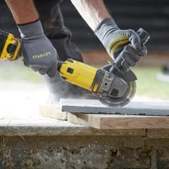 Stanley Meuleuse Sans Fil SFMCG400M2K Meuleuse D'angle FATMAX® V20 125mm 18 Volt 4.0 Ah Li-ion -Perceuses sans fil Soldes sfmcg400m2k meuleuse d angle fatmaxr v20 125mm 18 volt 4 0 ah li ion 3