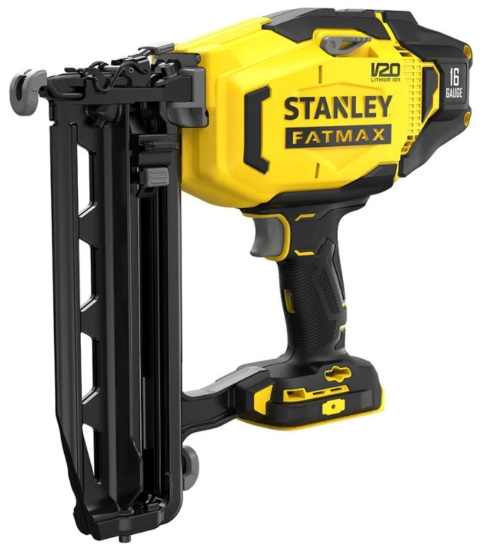 Stanley Cloueur Sans Fil SFMCN616B FATMAX® V20 Accu Finisher - 18V 16 Ga - 25-64 Mm Excluant Batterie Et Chargeur 1 Stanley Cloueur Sans Fil SFMCN616B FATMAX® V20 Accu Finisher - 18V 16 Ga - 25-64 Mm Excluant Batterie Et Chargeur