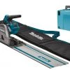 Makita Scie Sans Fil SP001GZ04 Scie Circulaire 40V Max Avec émetteur AWS + Rail De Guidage 1500mm + Sac