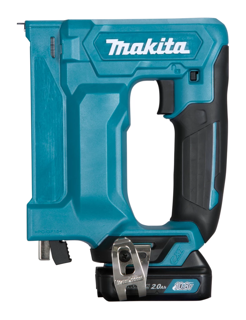 Makita Cloueur Sans Fil ST113DSAJ Agrafeuse 10,8V Li-Ion 2Ah Dans Mbox 1 Makita Cloueur Sans Fil ST113DSAJ Agrafeuse 10,8V Li-Ion 2Ah Dans Mbox
