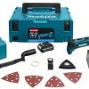 Makita Outils Multifonction TM30DSAJX4 Découpeur-ponceur Multifonctions 10,8V (kit D'accessoires)