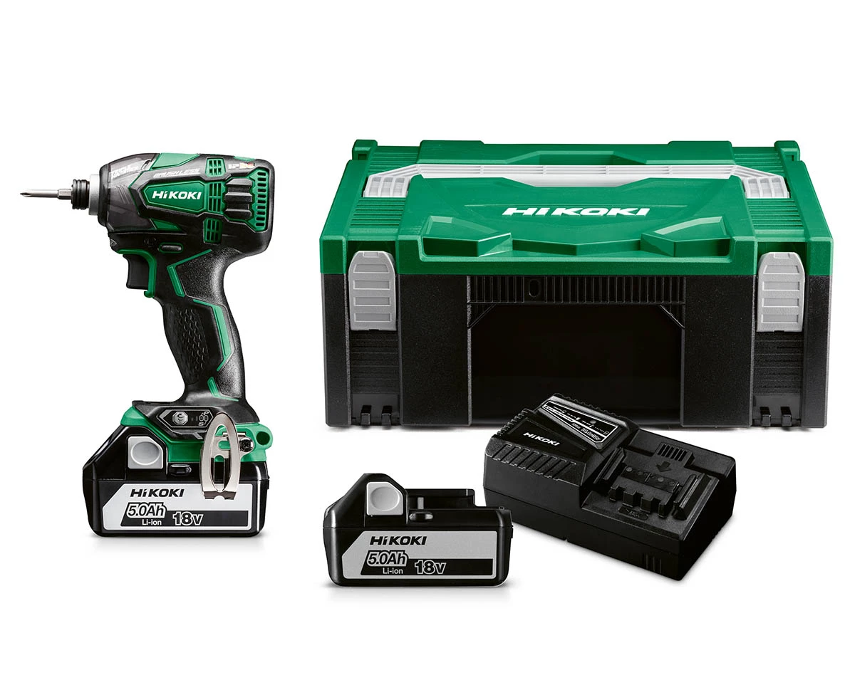 HIKOKI Visseuse à Choc Sans Fil WH18DBDL2WPZ Visseuse à Chocs 18V 1 HIKOKI Visseuse à Choc Sans Fil WH18DBDL2WPZ Visseuse à Chocs 18V