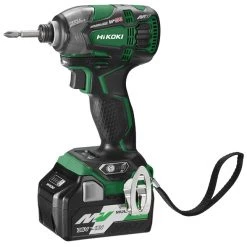 HIKOKI Visseuse à Choc Sans Fil WH36DBWRZ Visseuse à Choc MultiVolt 36/18V 2,5/5Ah