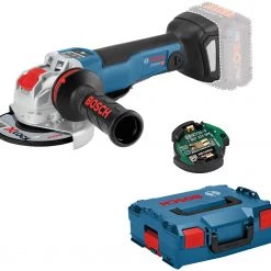 Bosch Bleu Meuleuse Sans Fil X-LOCK GWX 18 V-10 PSC Meuleuse D'angle Sans Fil 18V Dans L-BOXX 06017B0800