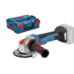 Bosch Bleu Meuleuse Sans Fil X-LOCK GWX 18 V-10 SC Meuleuse D'angle Sans Fil 18V Dans L-BOXX 06017B0400
