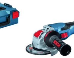 Bosch Bleu Meuleuse Sans Fil X-LOCK GWX 18V-15 C Meuleuse D'angle 18V Dans L-BOXX 06019H6400
